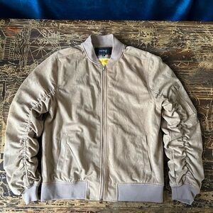 Faction Men's Tan Bomber Jacket